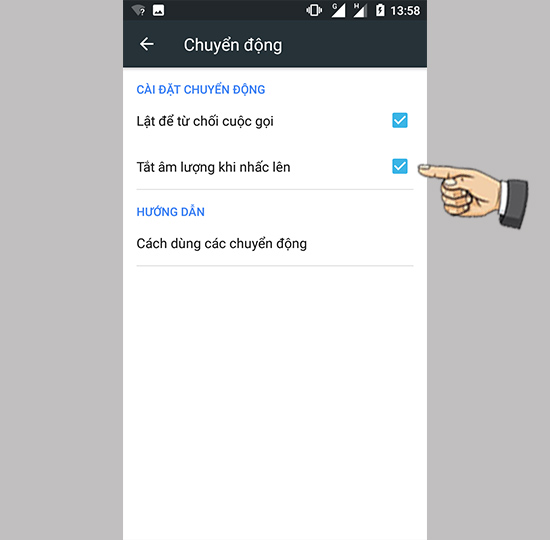 Kích hoạt tính năng